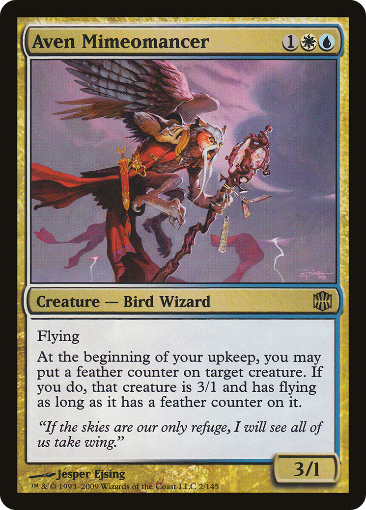 {R} Aven Mimeomancer [Alara Reborn][ARB 002]