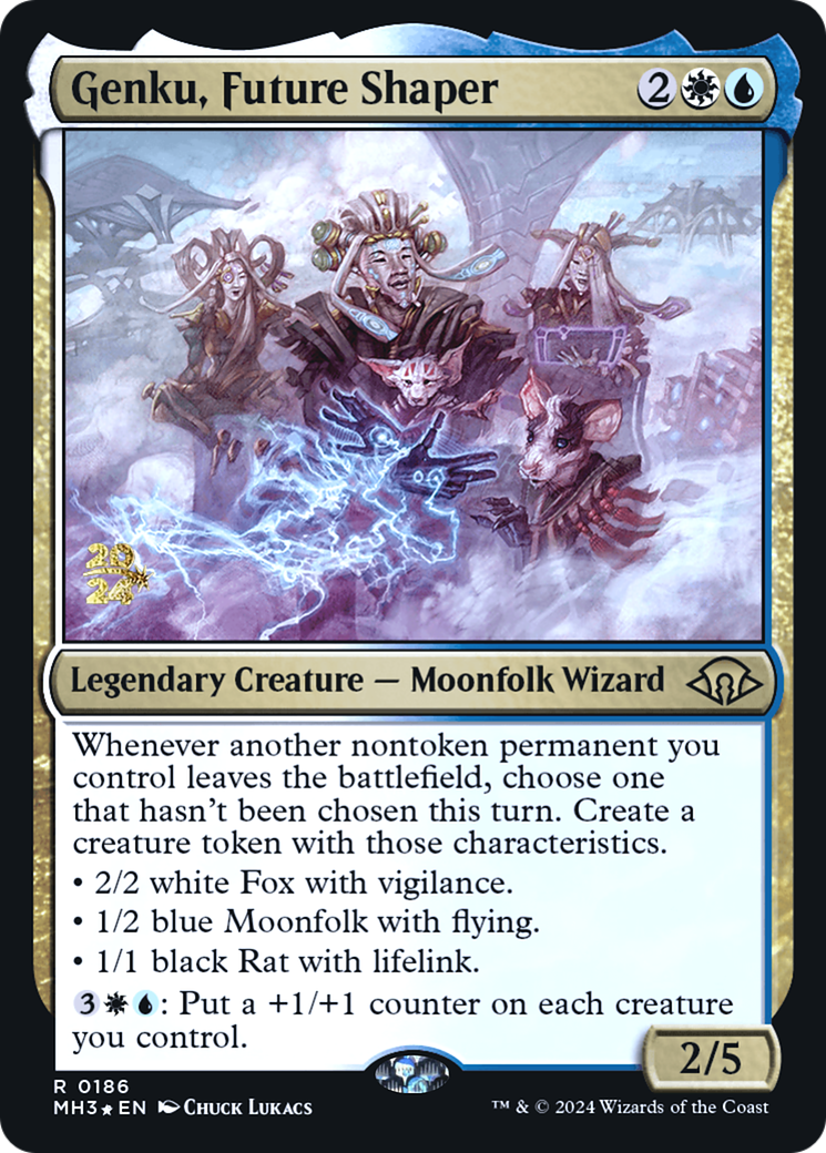 {R} Genku, Future Shaper [Modern Horizons 3 Prerelese Promos][PR PMH3 186]