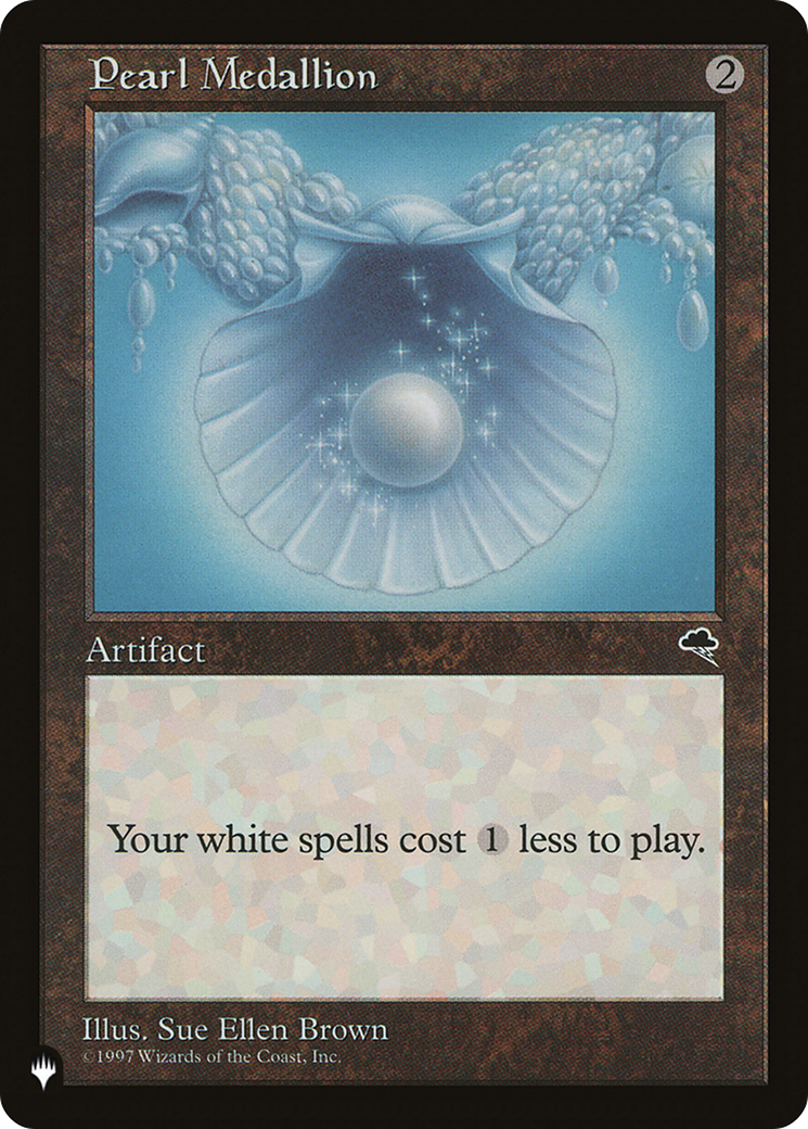 {R} Pearl Medallion [Secret Lair: Angels][LS TMP 300]