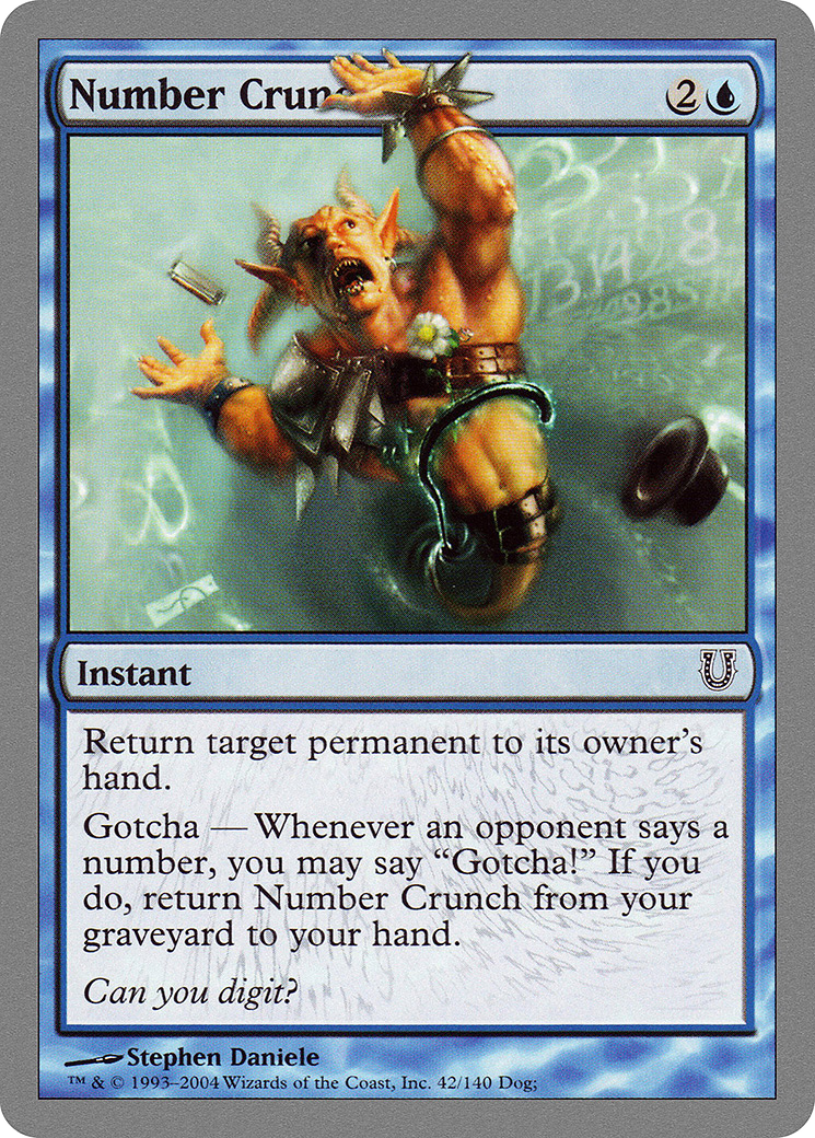 {C} Number Crunch [Unhinged][UNH 042]