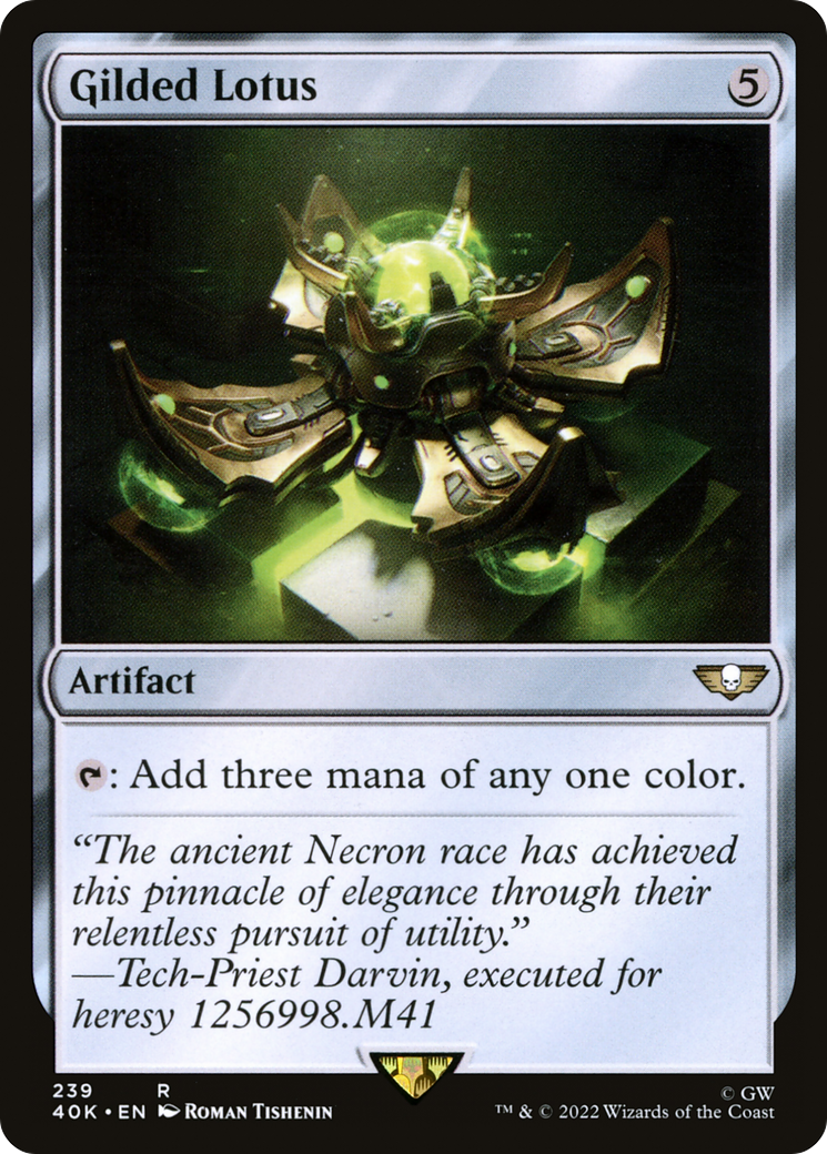 {R} Gilded Lotus [Universes Beyond: Warhammer 40,000][40K 239]