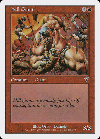 {C} Hill Giant [Seventh Edition][7ED 196]