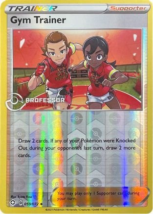 [TR] Gym Trainer (059/072) (Professor Program Promo) [Sword & Shield: Shining Fates]