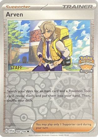 [PKM] Arven (166/198) (Staff Regional Championships) [League & Championship Cards]