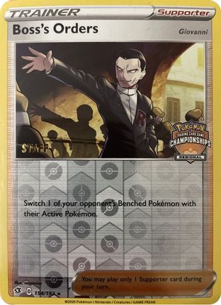 [PKM] Boss's Orders (154/192) (Staff Regional Championships) [League & Championship Cards]