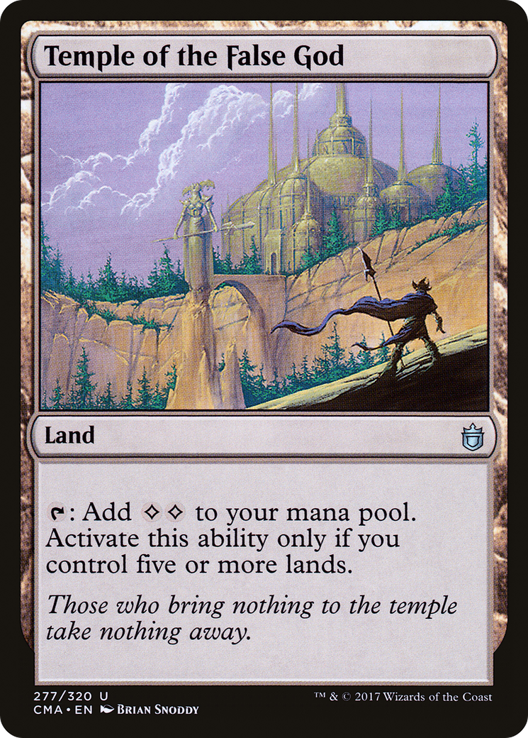 {C} Temple of the False God [Commander Anthology][CMA 277]