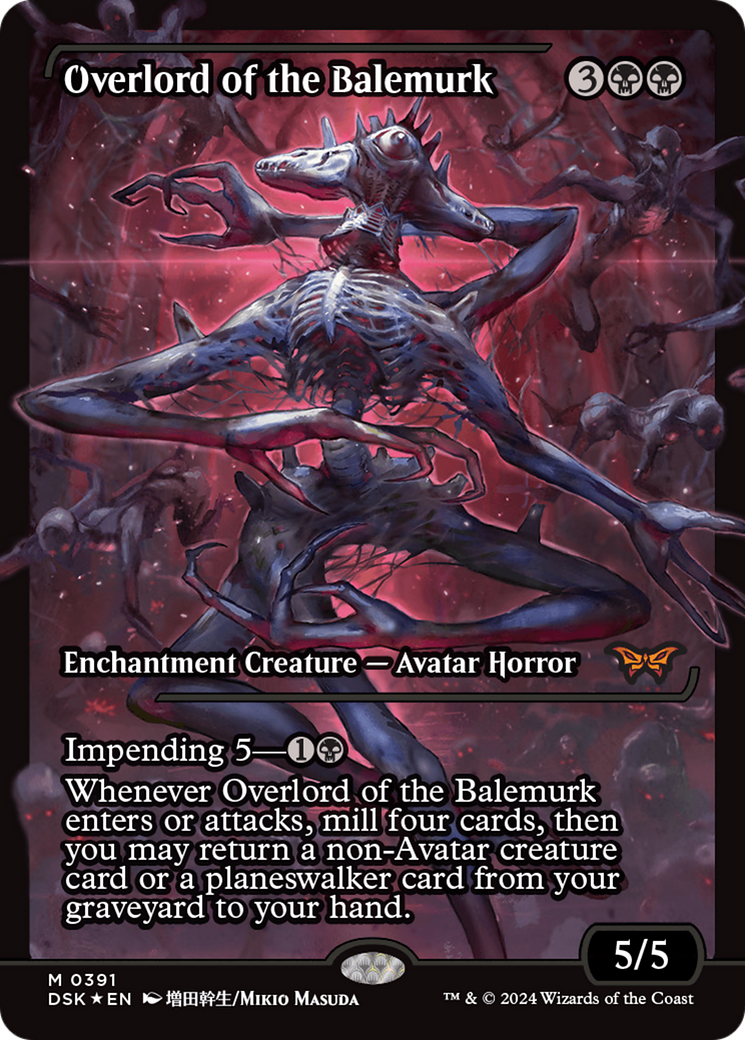 {@R} Overlord of the Balemurk (Japan Showcase - Japanese) [Duskmourn: House of Horror][JP DSK 391]
