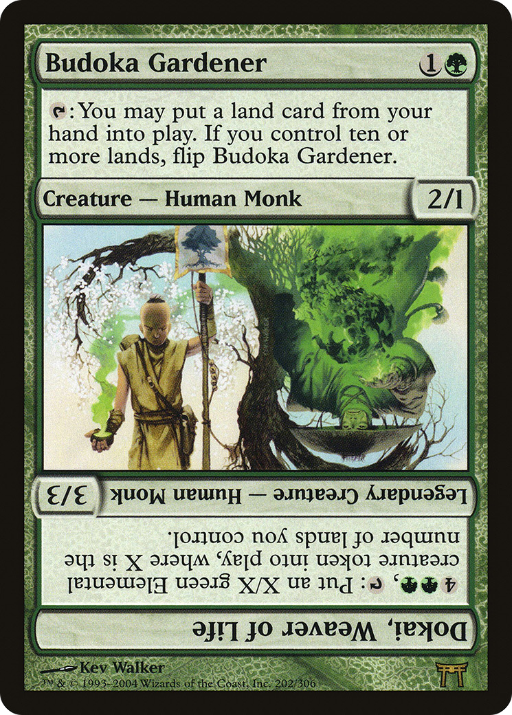 {R} Budoka Gardener // Dokai, Weaver of Life [Champions of Kamigawa][CHK 202] - Misty Mountain Games