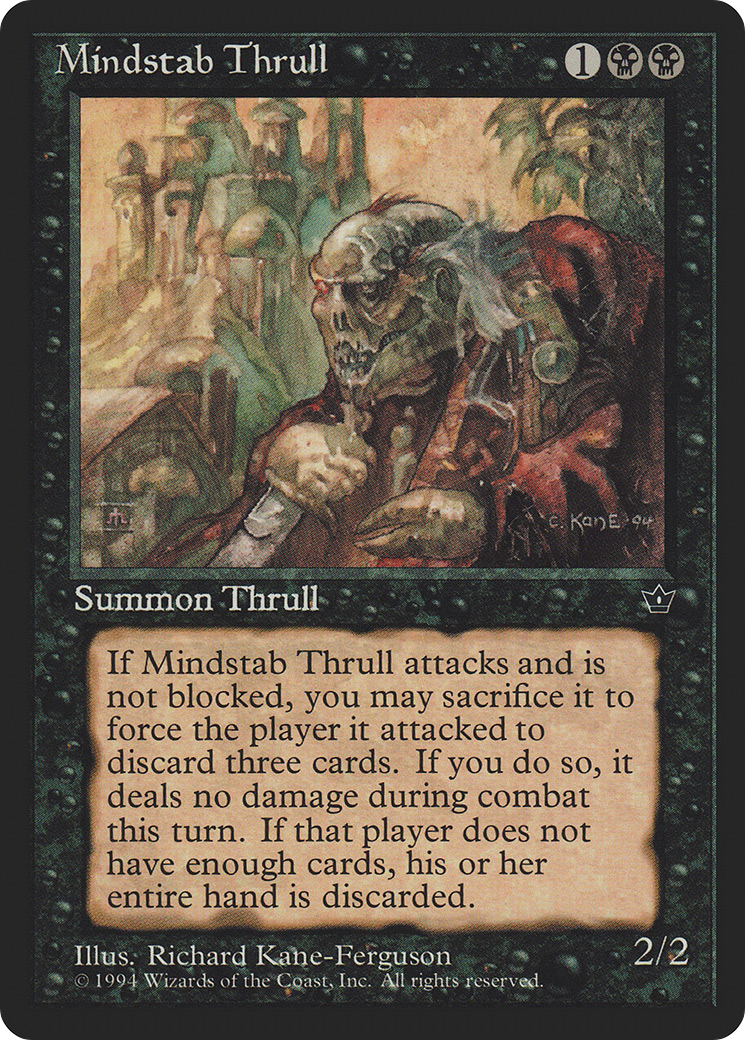 {C} Mindstab Thrull (Richard Kane Ferguson) [Fallen Empires][FEM 40A]