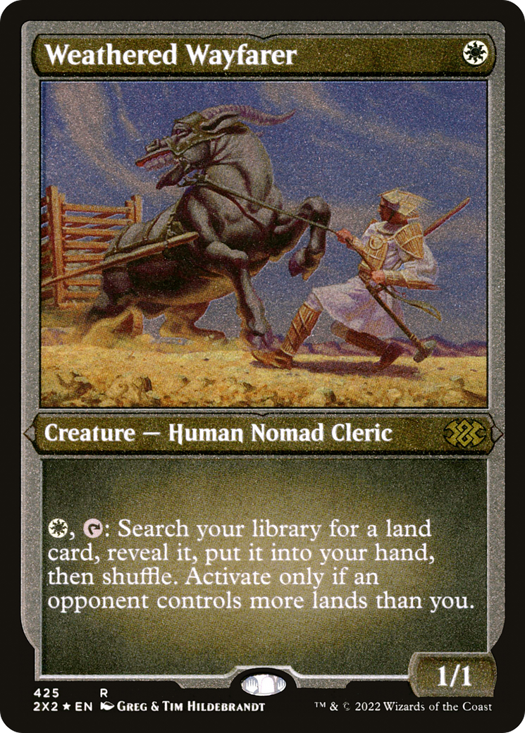 {R} Weathered Wayfarer (Foil Etched) [Double Masters 2022][2X2 425]