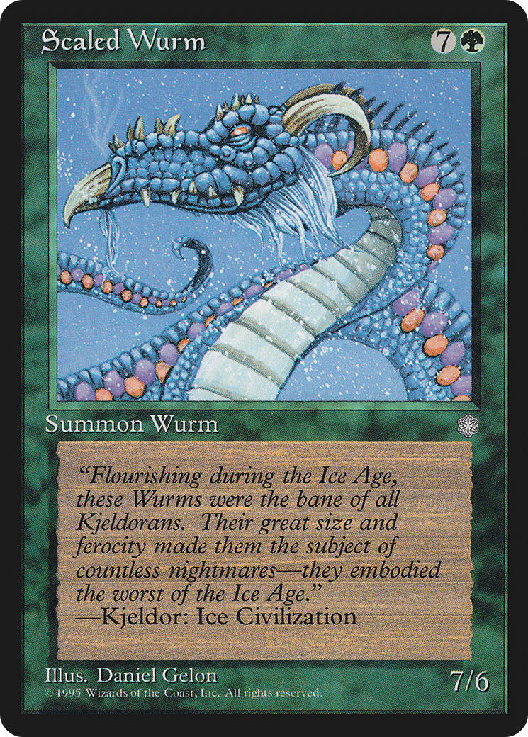 {C} Scaled Wurm [Ice Age][ICE 262]