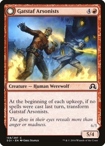 {C} Gatstaf Arsonists // Gatstaf Ravagers [Shadows over Innistrad][SOI 158]