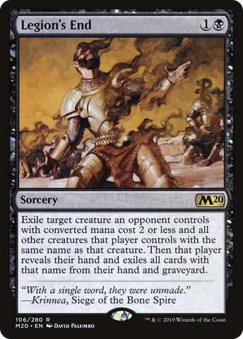 {R} Legion's End [Core Set 2020][M20 106]