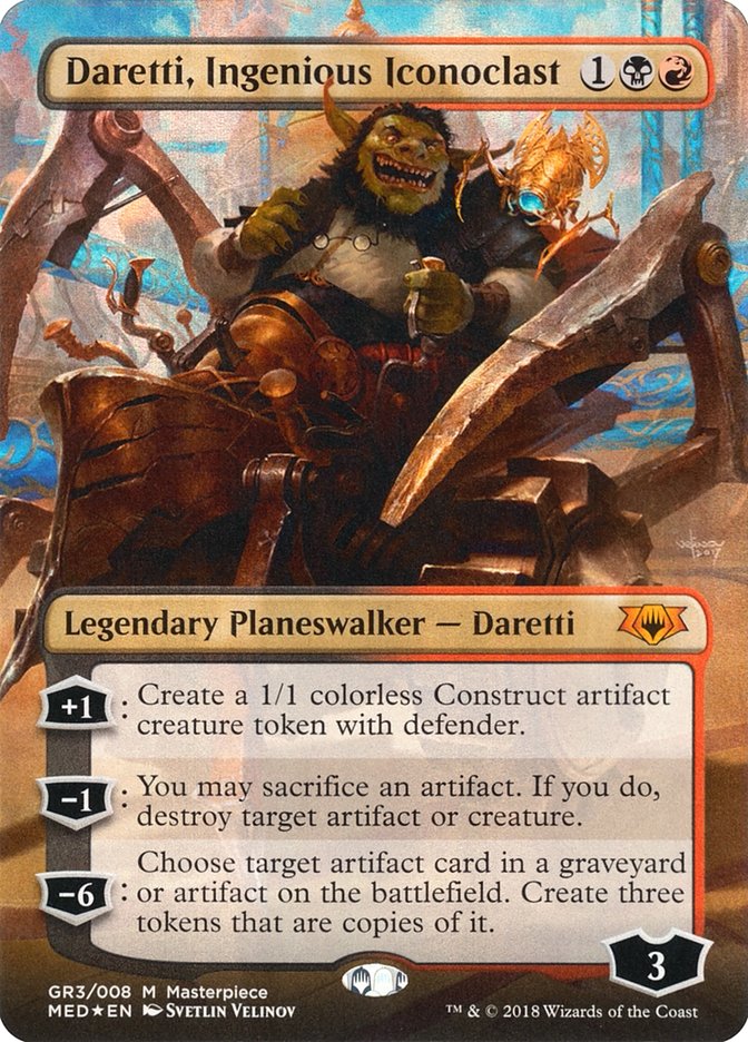 {R} Daretti, Ingenious Iconoclast [Mythic Edition][PA MED GR3]