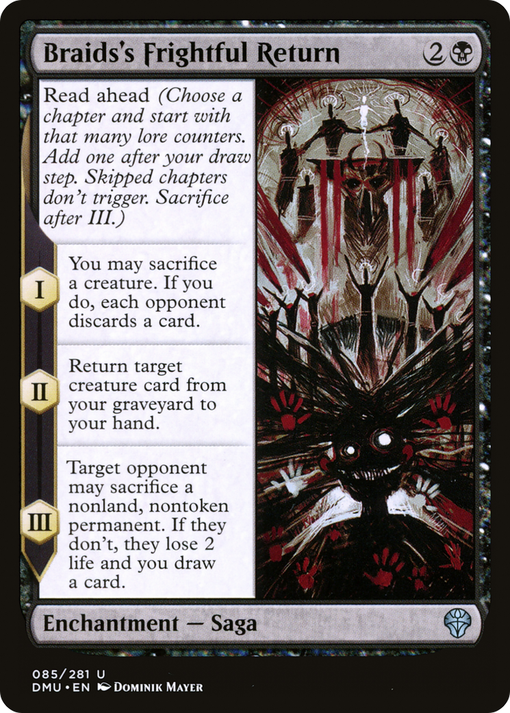 {C} Braids's Frightful Return [Dominaria United][DMU 085]