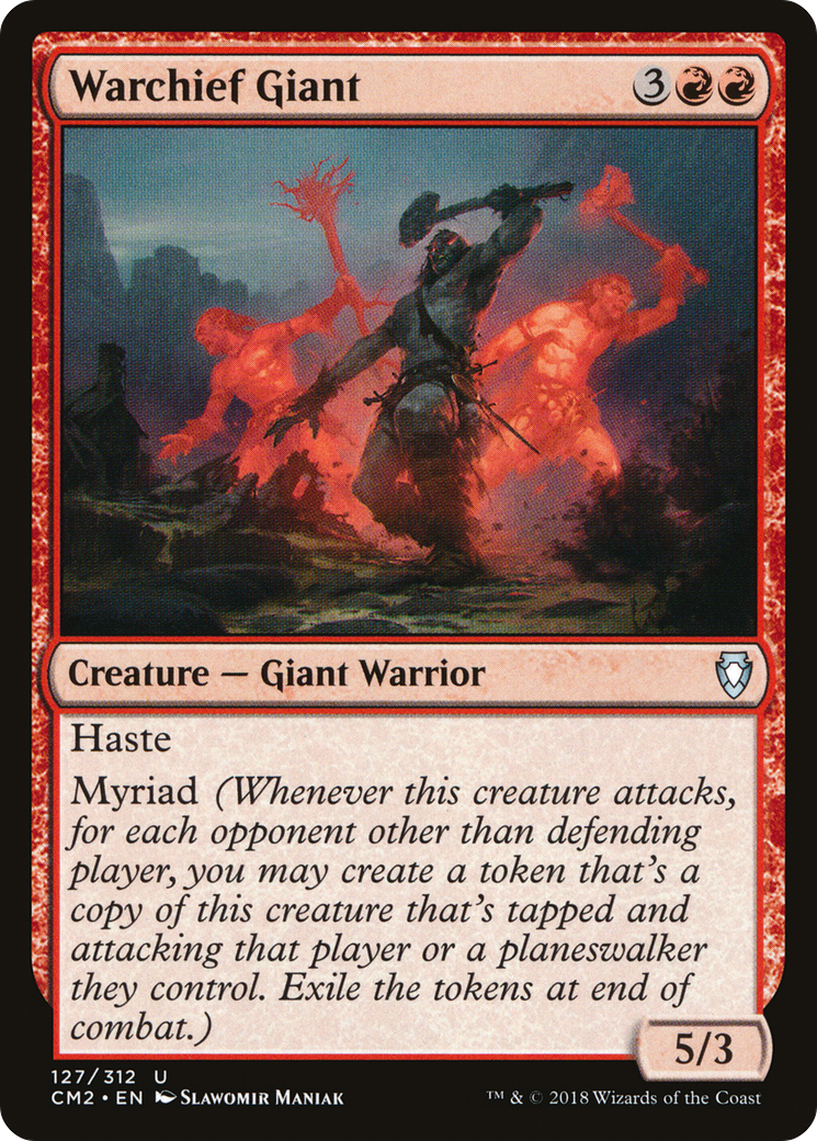 {C} Warchief Giant [Commander Anthology Volume II][CM2 127]