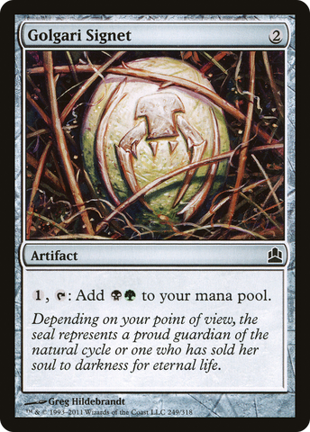 {C} Golgari Signet [Commander 2011][CMD 249]