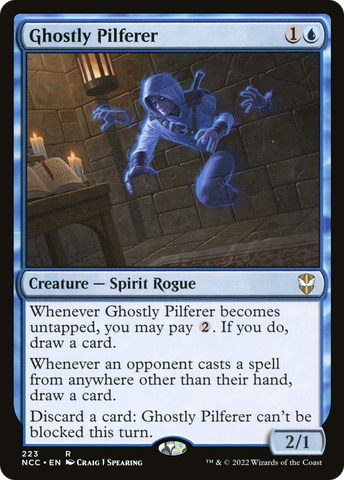 {R} Ghostly Pilferer [Streets of New Capenna Commander][NCC 223]