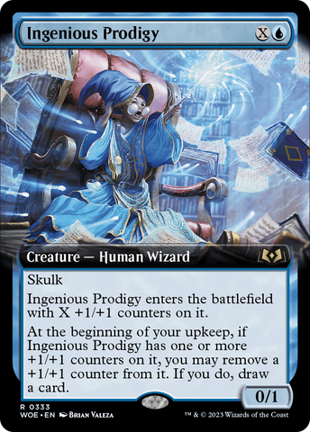 {@R} Ingenious Prodigy (Extended Art) [Wilds of Eldraine][WOE 333]