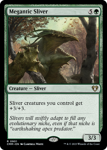 {R} Megantic Sliver [Commander Masters][CMM 901]