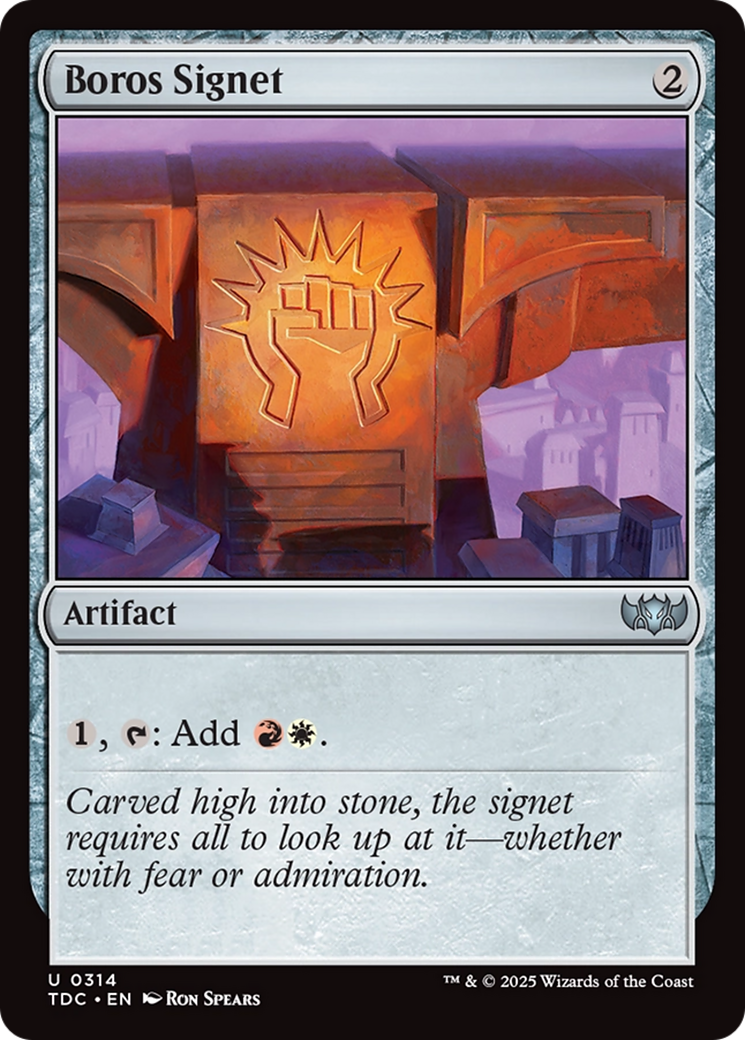 {C} Boros Signet [Tarkir: Dragonstorm Commander][TDC 314]