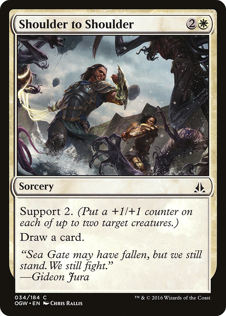 {C} Shoulder to Shoulder [Oath of the Gatewatch][OGW 034] - Misty Mountain Games