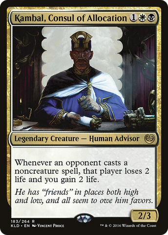 {R} Kambal, Consul of Allocation [Kaladesh][KLD 183]