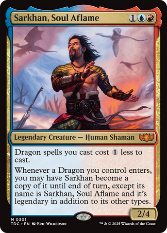 {R} Sarkhan, Soul Aflame [Tarkir: Dragonstorm Commander][TDC 301]