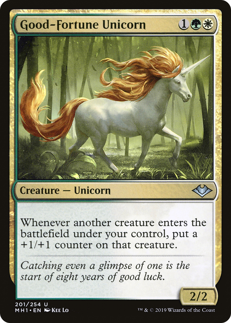 {C} Good-Fortune Unicorn [Modern Horizons][MH1 201]