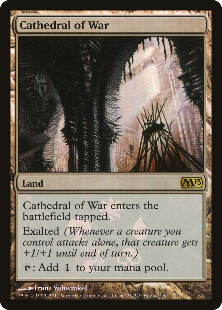 {R} Cathedral of War (Buy-A-Box) [Magic 2013 Promos][PA M13 221] - Misty Mountain Games