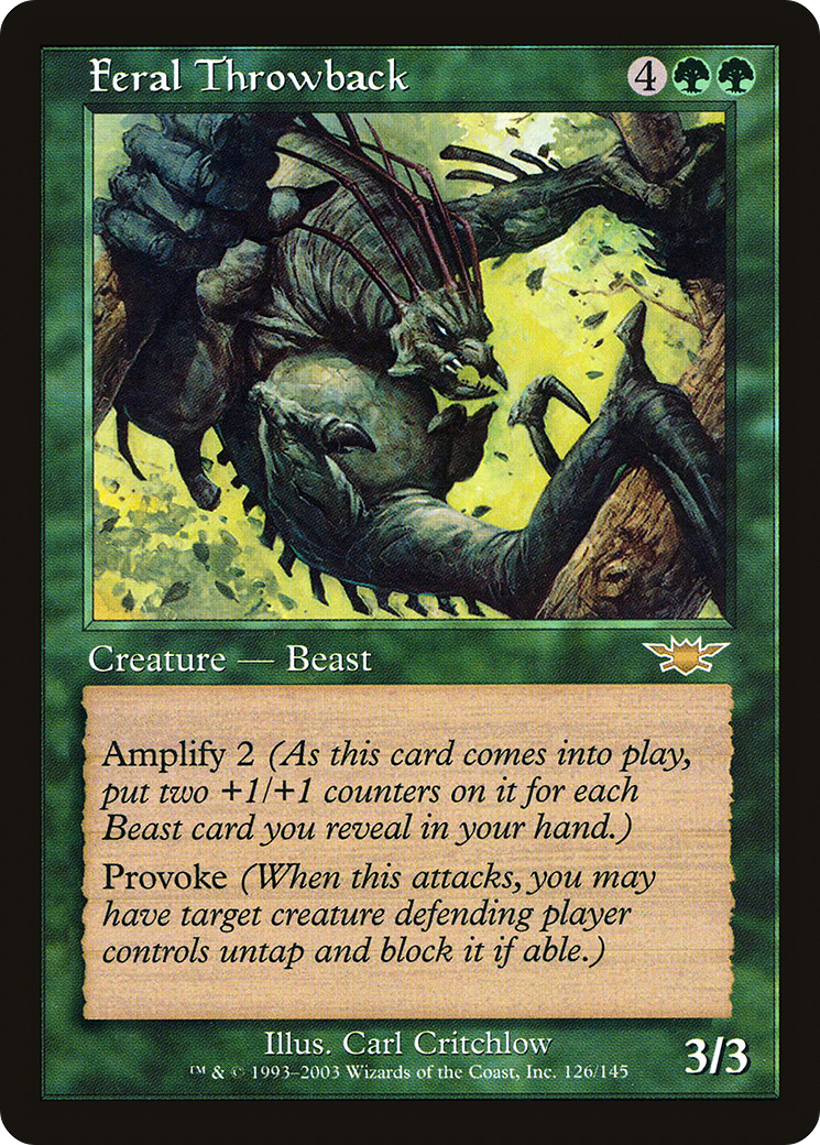 {R} Feral Throwback [Legions][LGN 126]