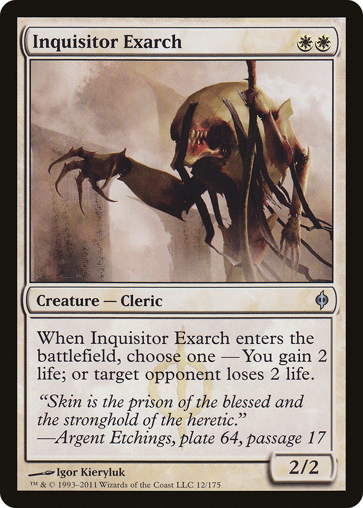 {C} Inquisitor Exarch [New Phyrexia][NPH 012]
