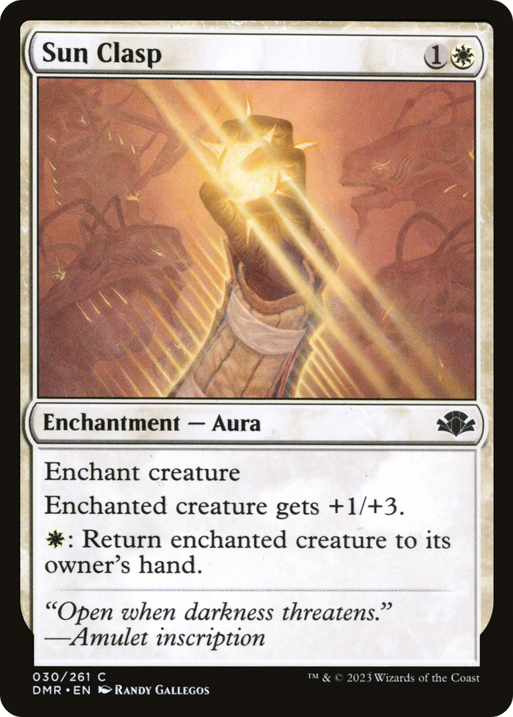 {C} Sun Clasp [Dominaria Remastered][DMR 030]