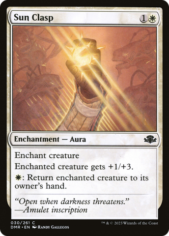 {C} Sun Clasp [Dominaria Remastered][DMR 030]