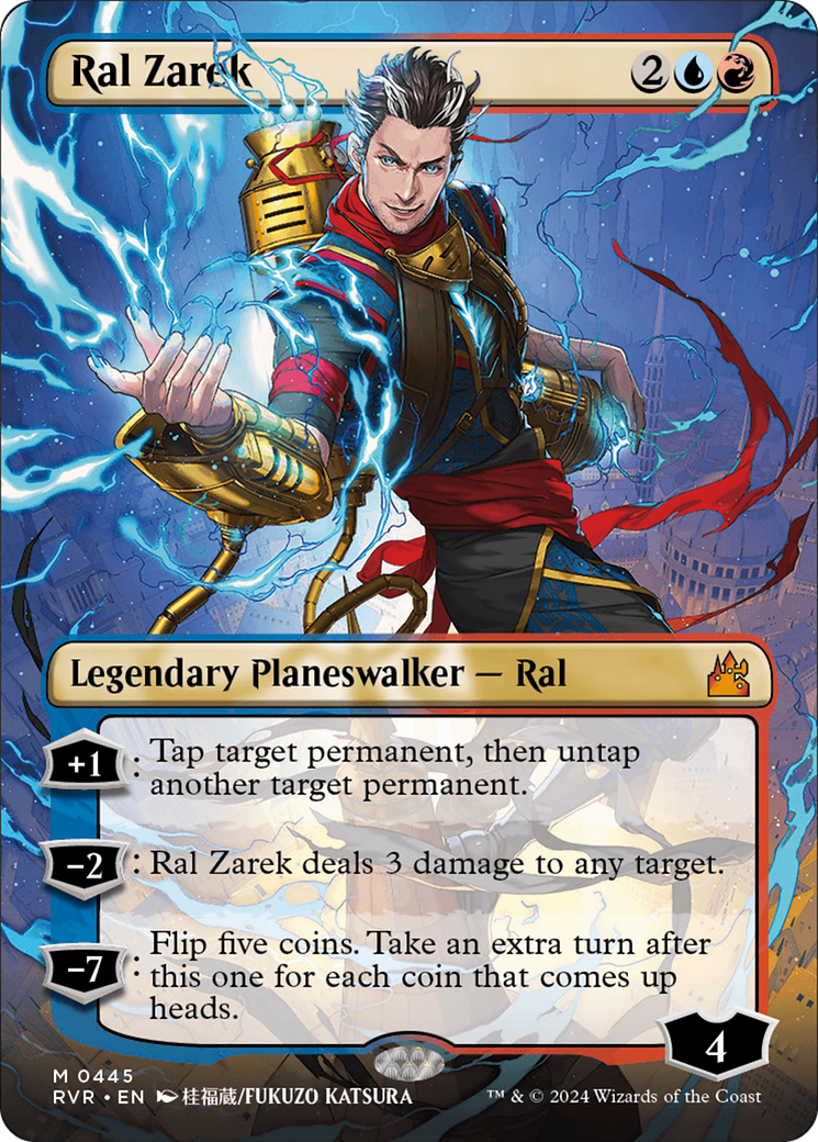 {R} Ral Zarek (Anime Borderless) [Ravnica Remastered][RVR 445]