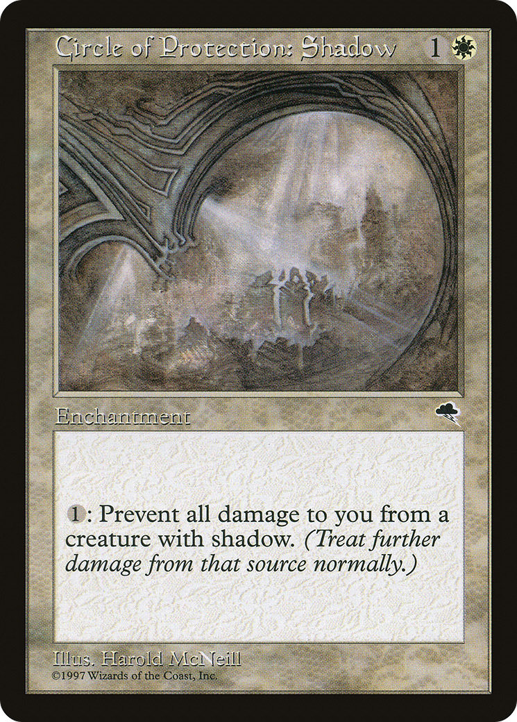 {C} Circle of Protection: Shadow [Tempest][TMP 012]