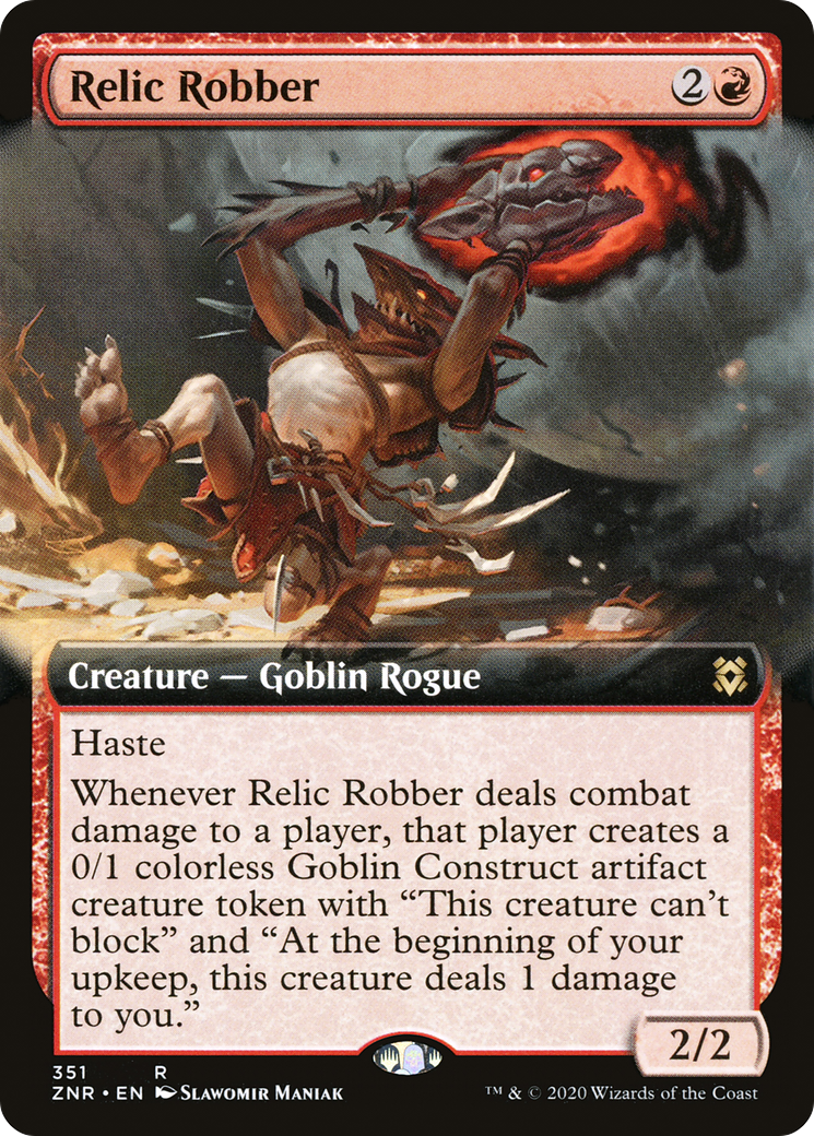 {R} Relic Robber (Extended Art) [Zendikar Rising][ZNR 351]