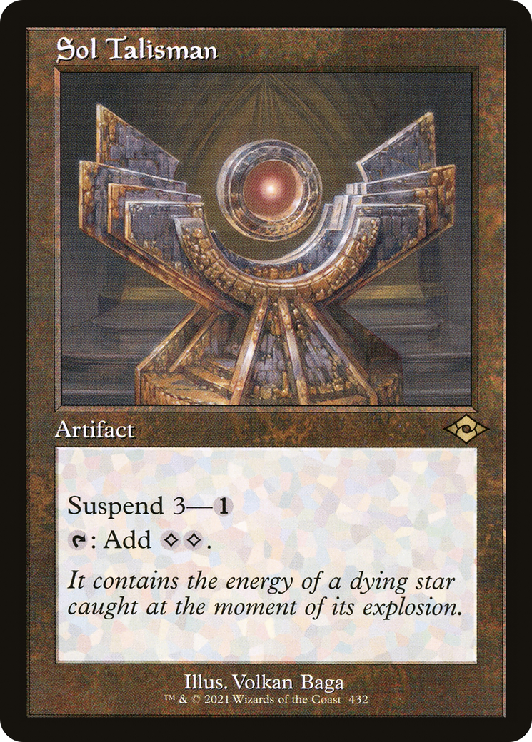 {R} Sol Talisman (Retro Frame) [Modern Horizons 2] [MH2 432]