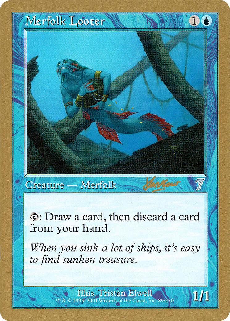 {C} Merfolk Looter (Sim Han How) [World Championship Decks 2002][GB WC02 SHH89]