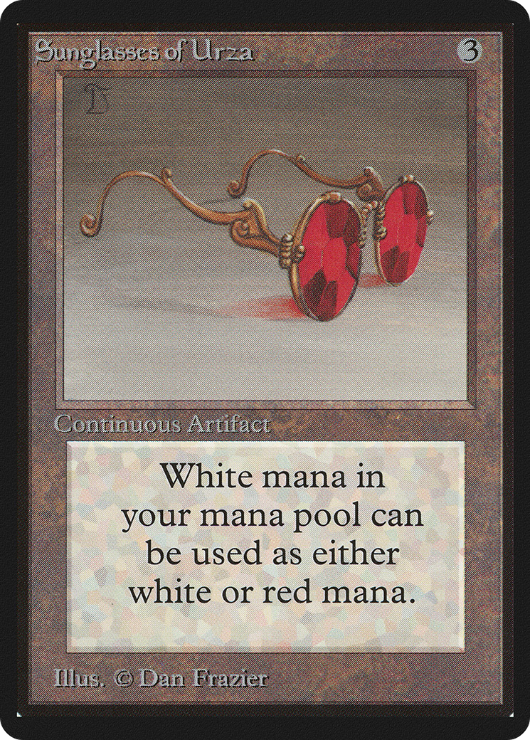 {R} Sunglasses of Urza [Beta Edition][LEB 272] - Misty Mountain Games