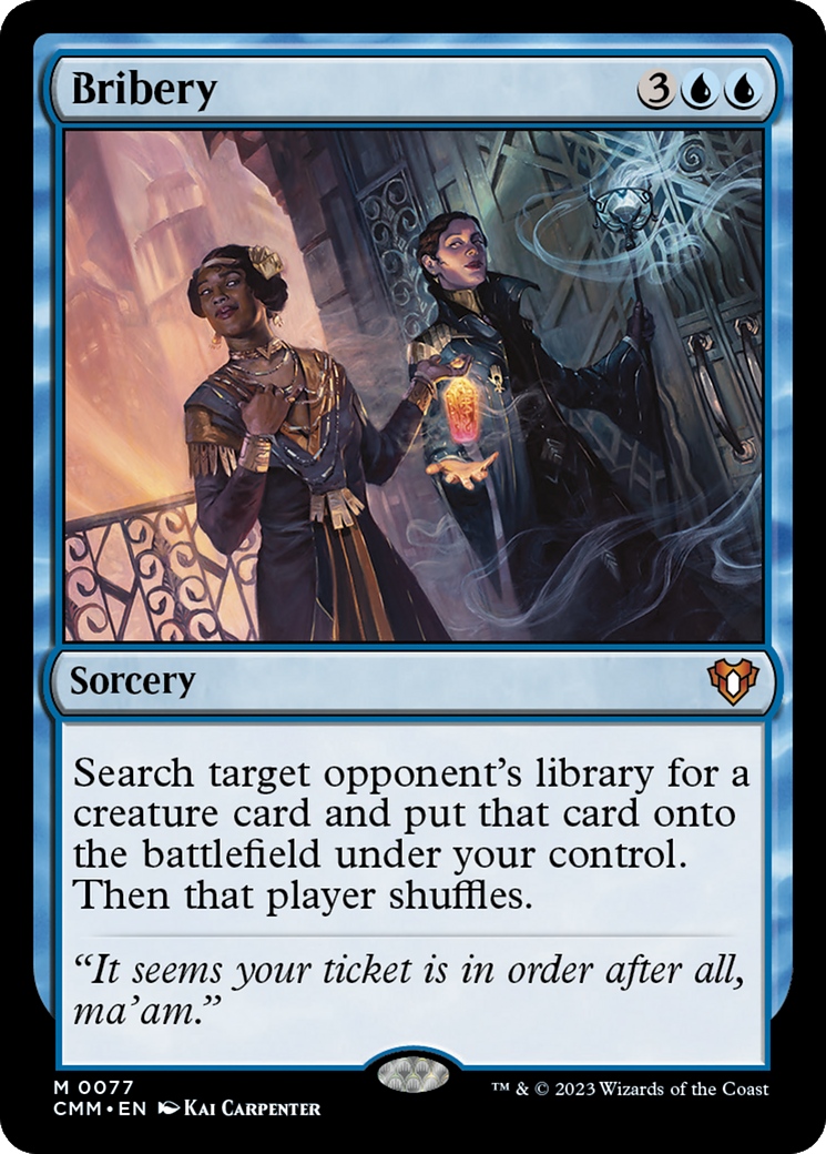 {R} Bribery [Commander Masters][CMM 077]