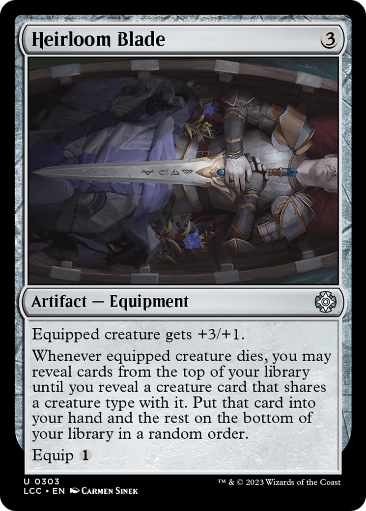 {C} Heirloom Blade [The Lost Caverns of Ixalan Commander][LCC 303]