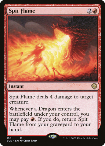 {R} Spit Flame [Starter Commander Decks][SCD 158]