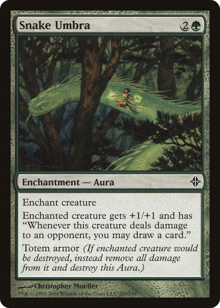 {C} Snake Umbra [Rise of the Eldrazi][ROE 207] - Misty Mountain Games