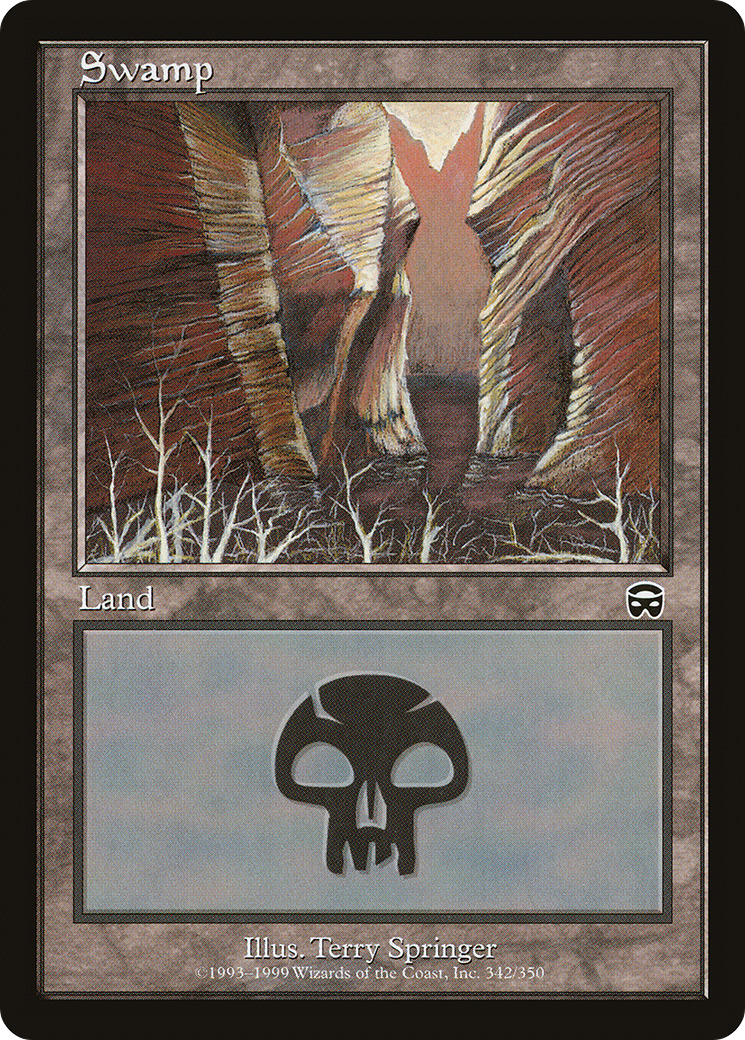 {B}[MMQ 342] Swamp (342) [Mercadian Masques]