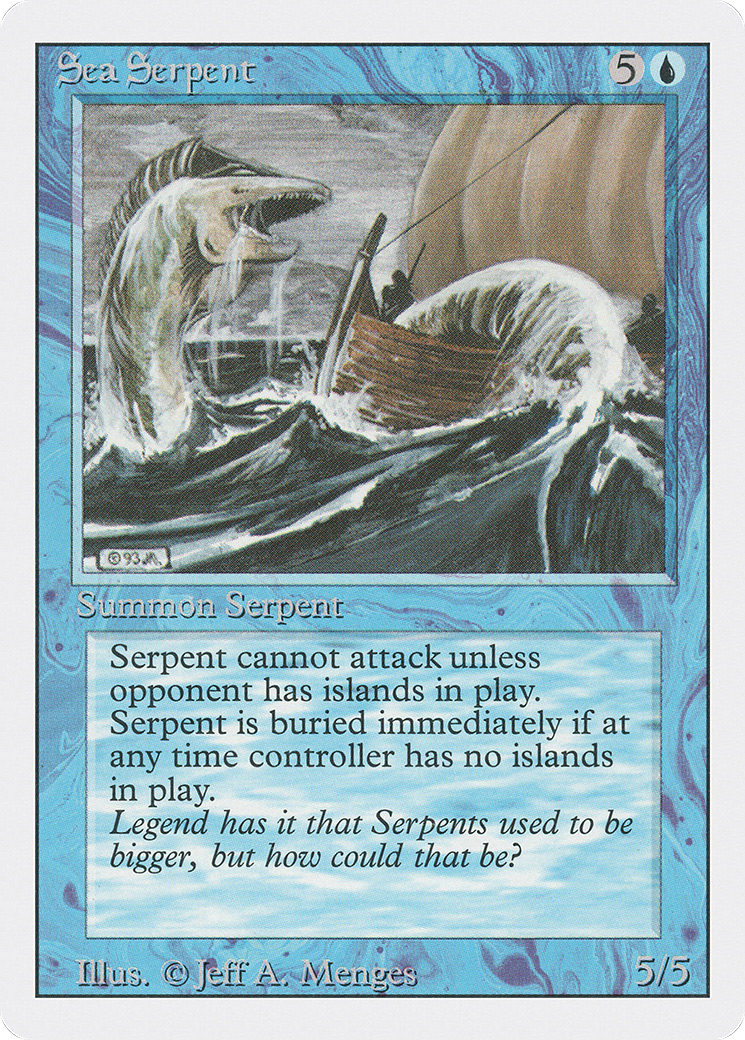 {C} Sea Serpent [Revised Edition][3ED 078] - Misty Mountain Games