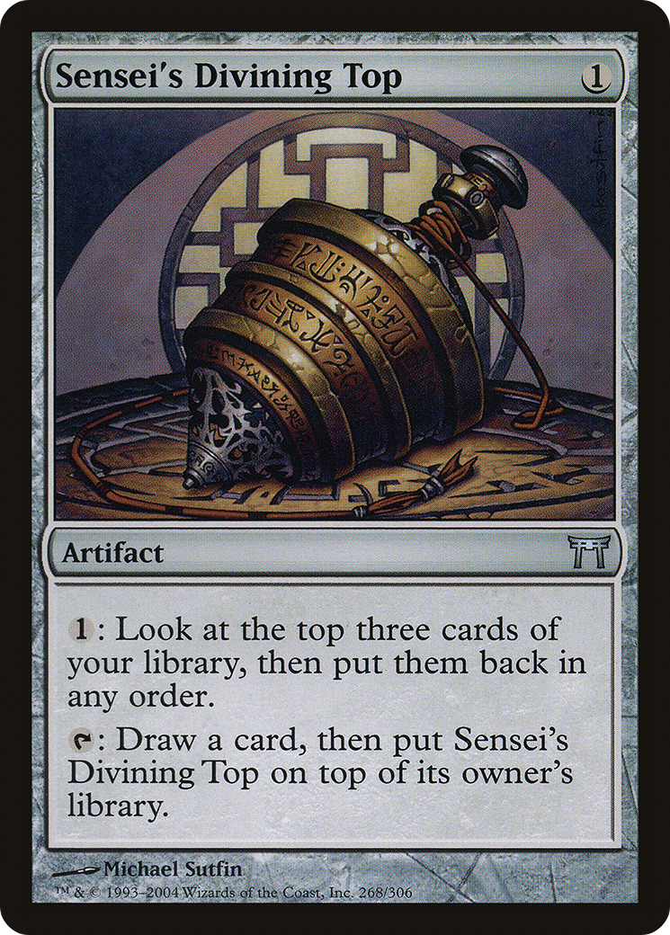 {C} Sensei's Divining Top [Champions of Kamigawa][CHK 268]