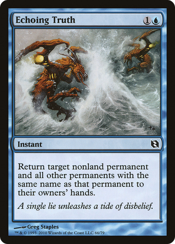 {C} Echoing Truth [Duel Decks: Elspeth vs. Tezzeret][DDF 066]