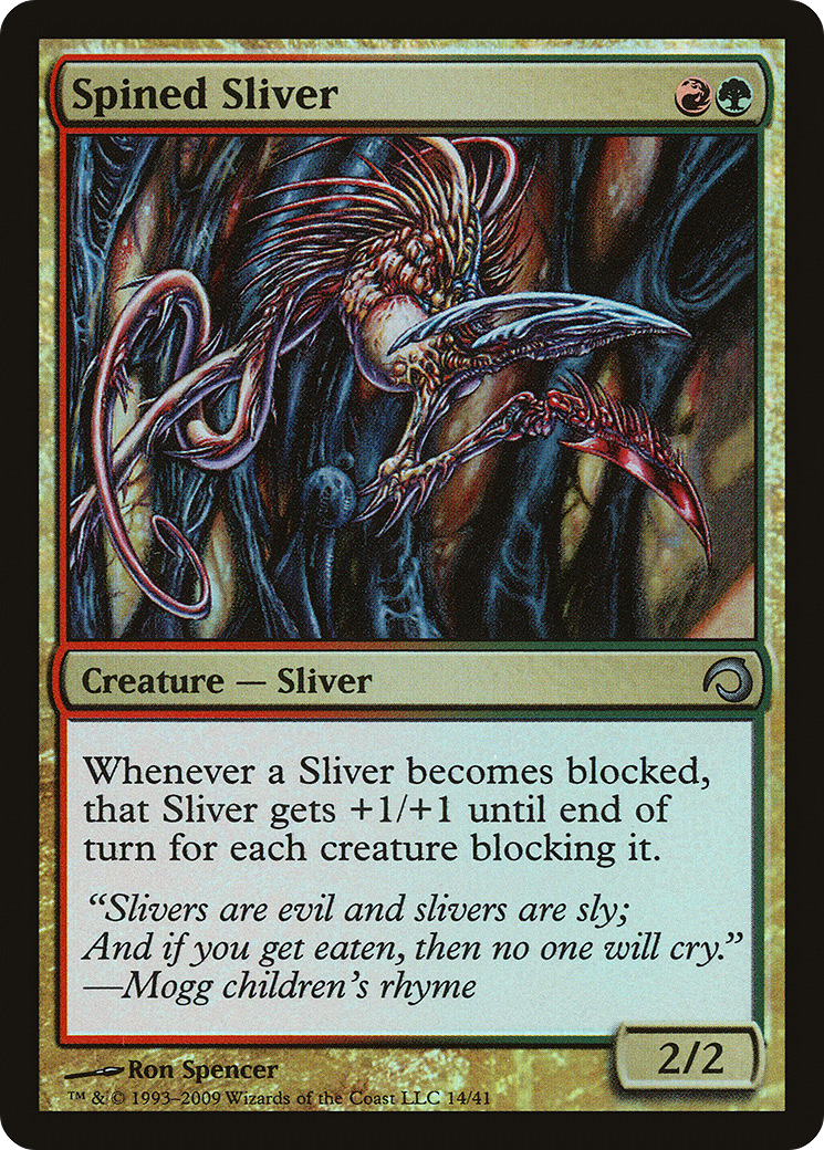 {C} Spined Sliver [Premium Deck Series: Slivers][H09 014]