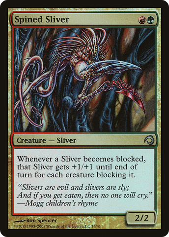 {C} Spined Sliver [Premium Deck Series: Slivers][H09 014]